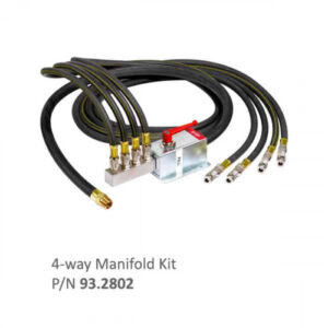 MANIFOLD AIRTEC XDB 1/2 with X4 2m HOSES
