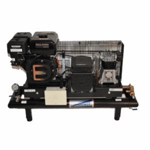 COMPRESSOR/GENERATOR 15HP PETROL/6KVA/17 LIT TANK 10 BAR