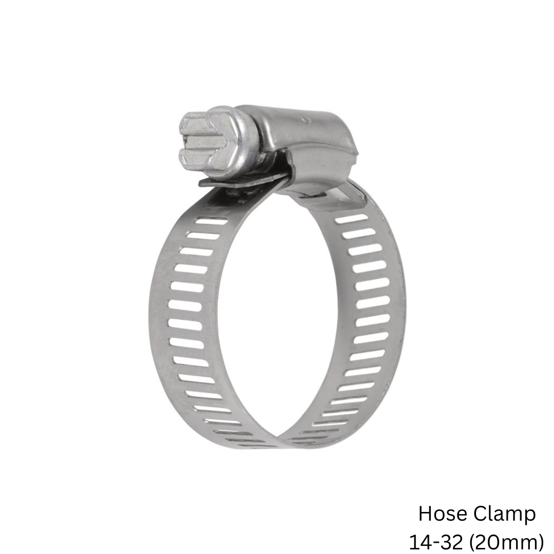 HOSE CLAMP TYPE 14-32 (20mm HOSE)