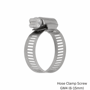 HOSE CLAMP SCREW GM4 (6-15mm)