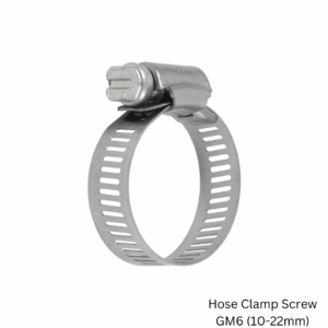 HOSE CLAMP SCREW GM6 (10-22mm)