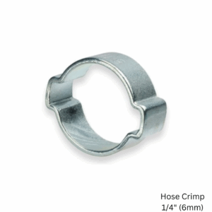 HOSE CRIMP 1/4 (6mm Hose)""