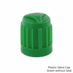 VALVE CAP PLASTIC GREEN W/OUT SEAL P100