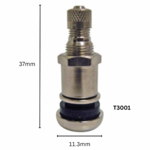 VALVE TUBELESS METAL PASS 37mm, 11,3mm Stem