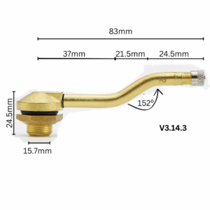 VALVE TRUCK TUBELESS DOUBLE BEND (V3.14.3)  1184